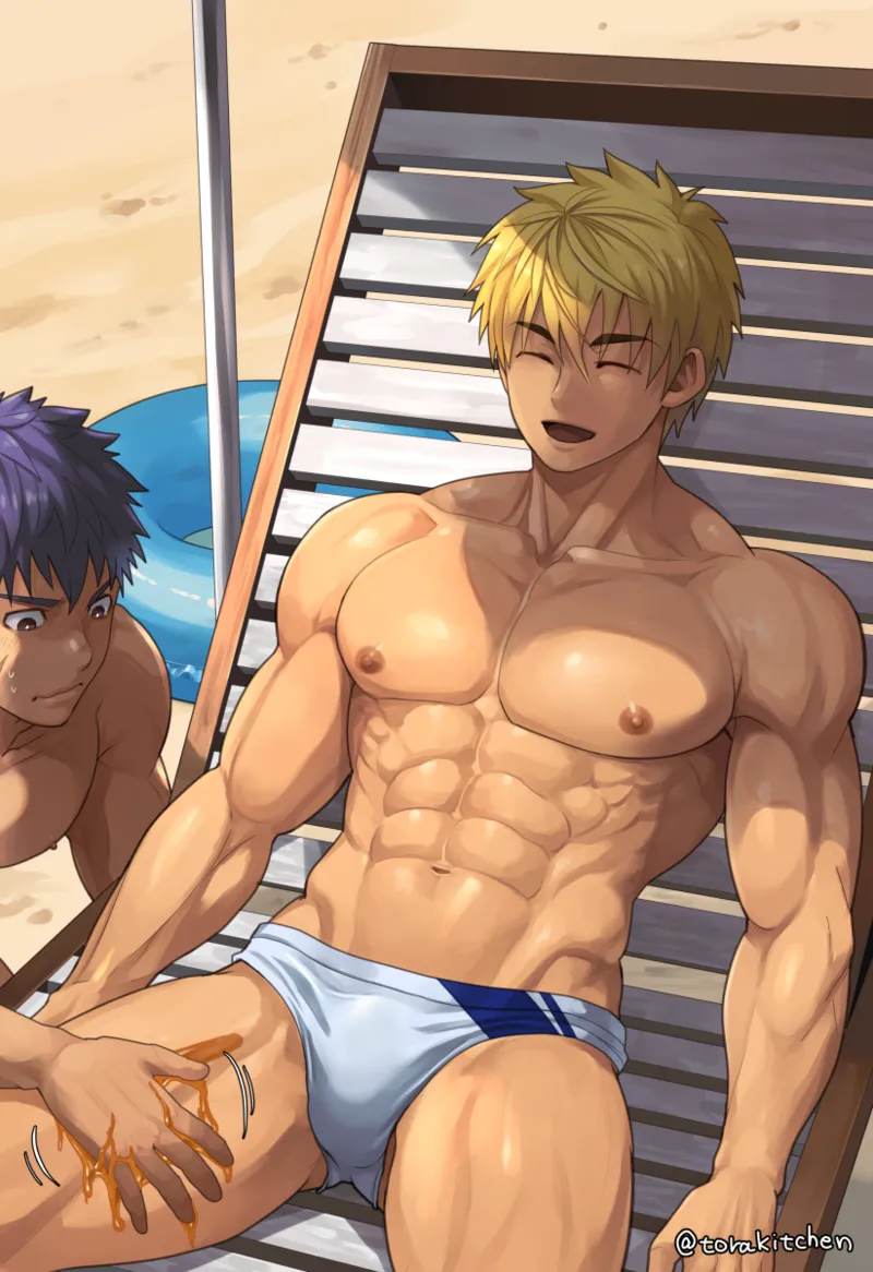 こうなりゃオイル塗るっきゃねぇ page 3 full