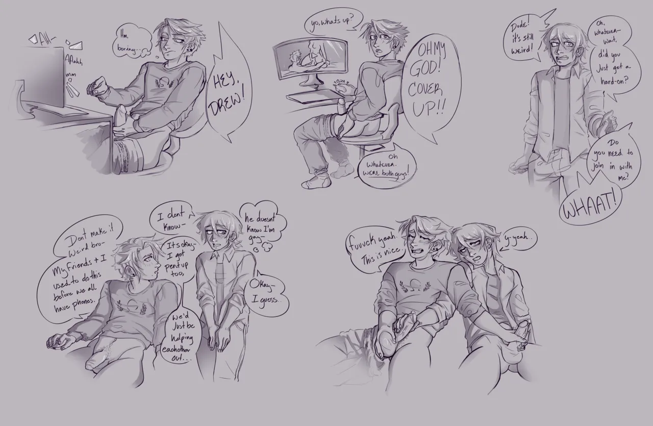disturbedchatte kinktober "heterophilia" page 1 full