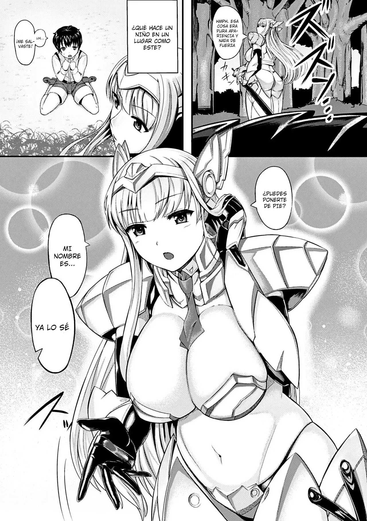 Daraku Kishi Iria ~Koakuma no Wana~｜La Caballera Corrompida Iria ~Por la Trampa del Peque o Demonio~ page 3 full