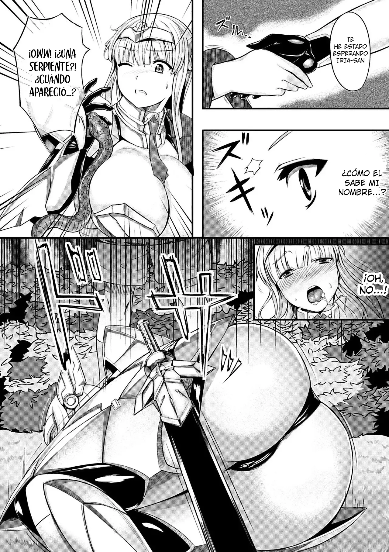 Daraku Kishi Iria ~Koakuma no Wana~｜La Caballera Corrompida Iria ~Por la Trampa del Peque o Demonio~ page 4 full