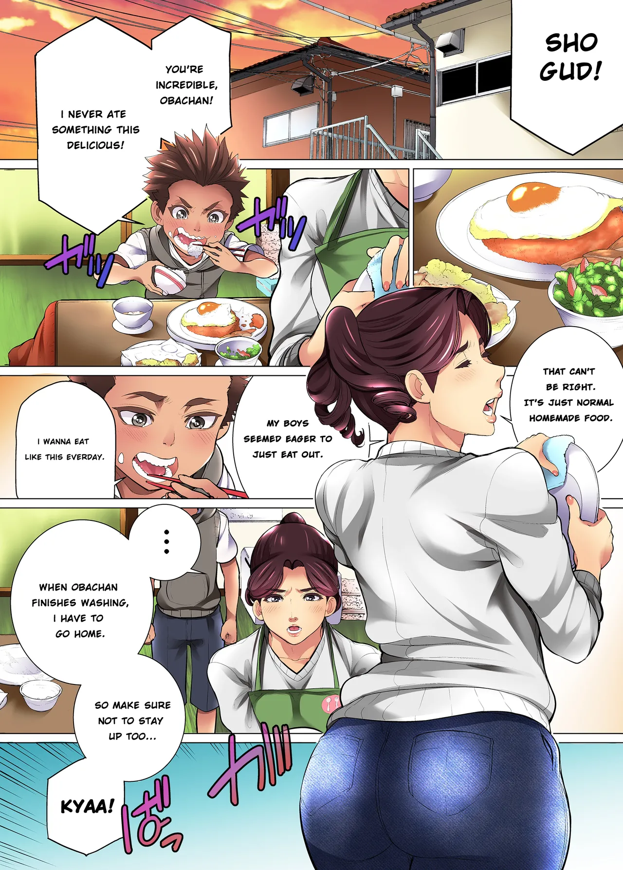 Gutsy Mother Shows A Woman's Face / Kimottama Kaa-san ga Onna no Kao o Miseru no wa page 10 full
