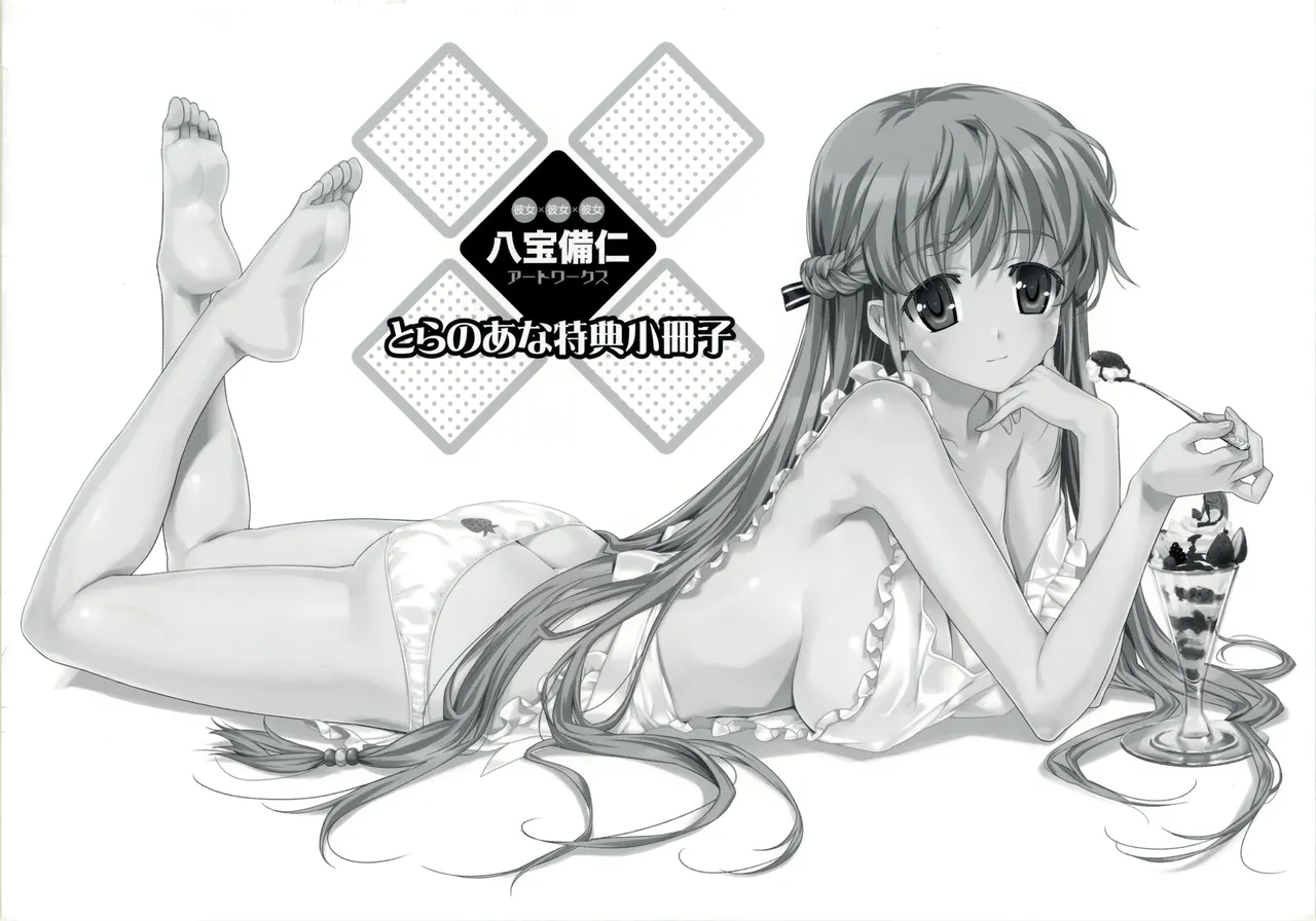 彼女×彼女×彼女 八宝備仁アートワークス とらのあな特典冊子 page 1 full