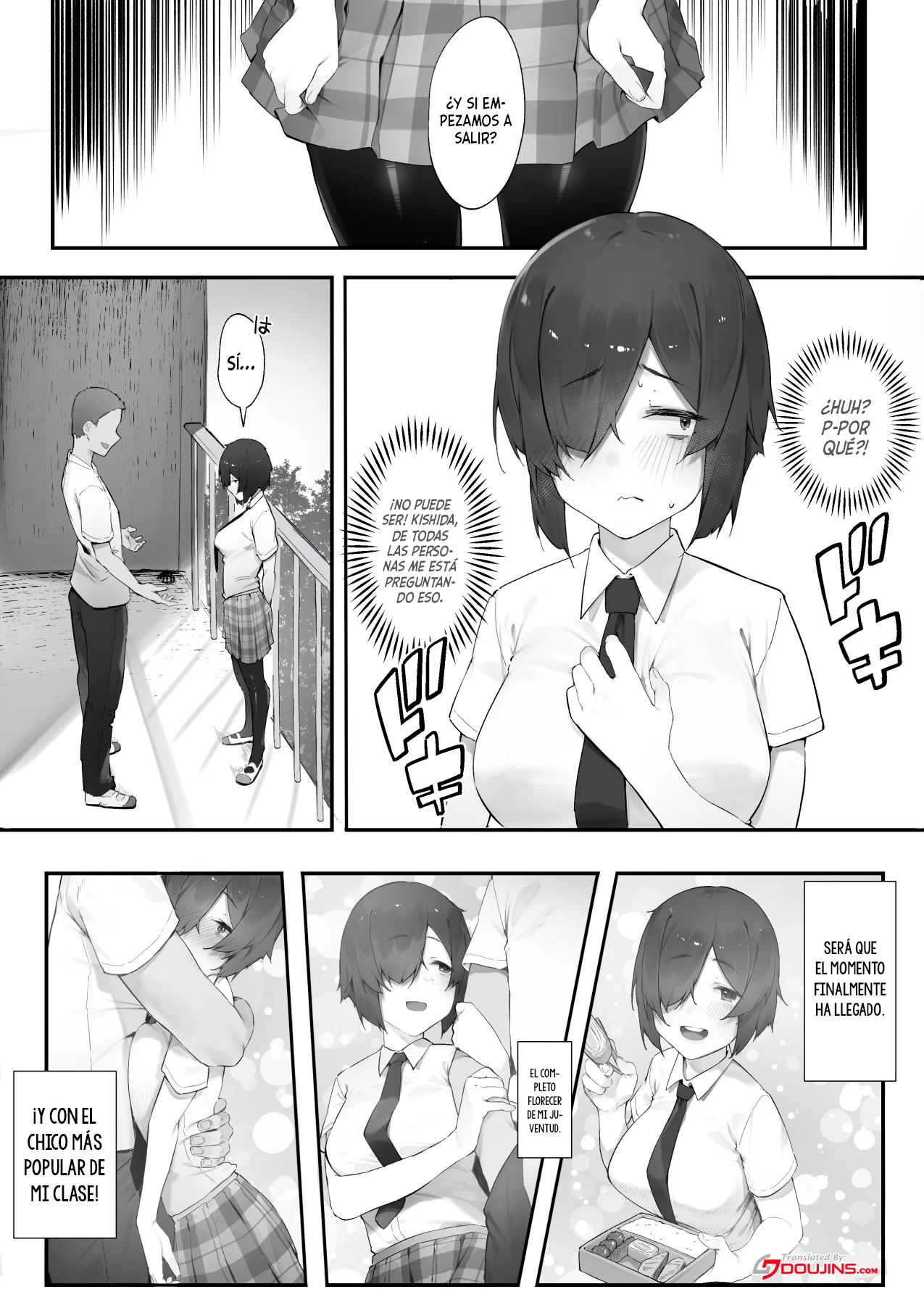 InCha no Atashi ni Haru ga Kita Zoku・Zenpen｜Ha llegado para mí la primavera de la juventud, una persona asocial.・Parte 1 page 1 full