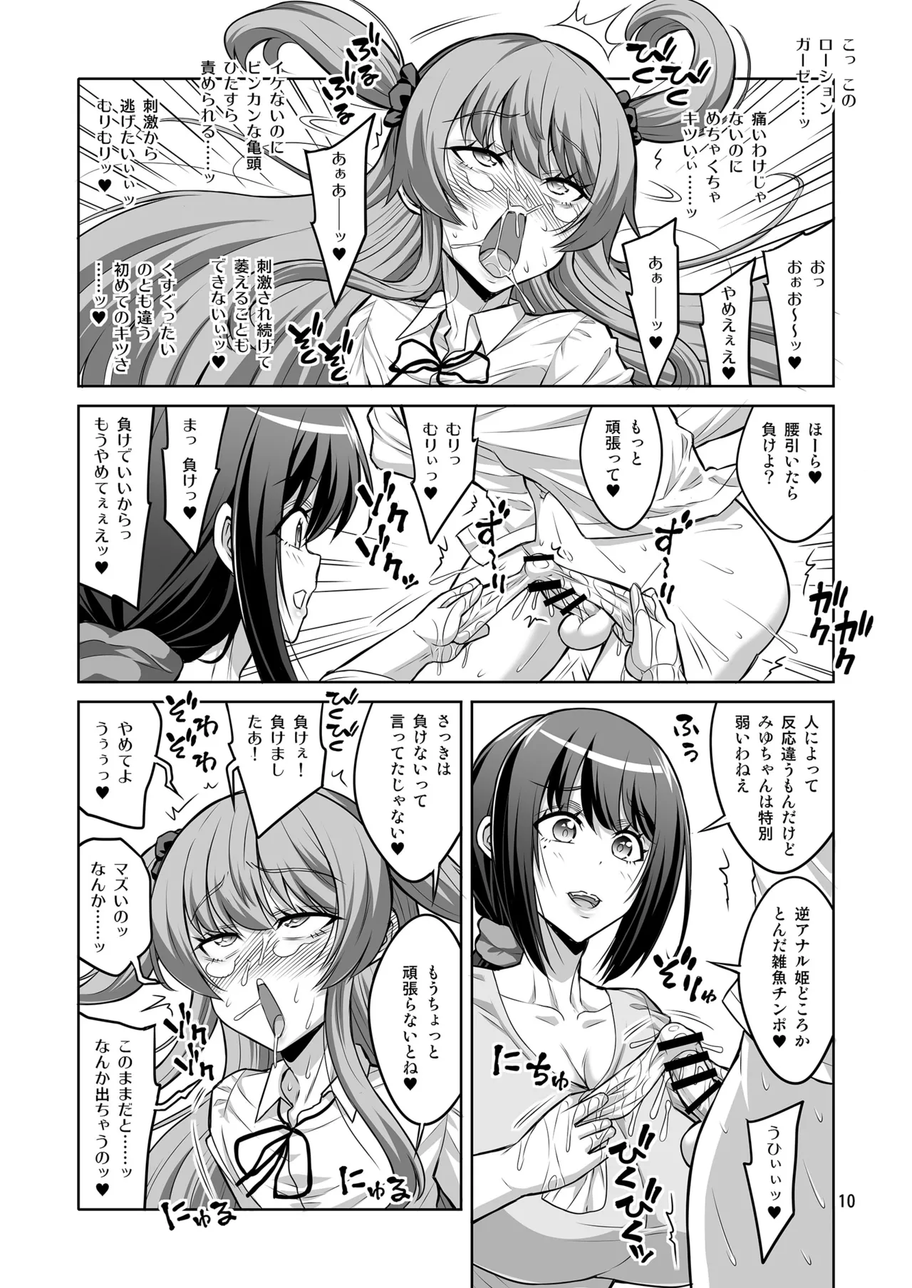 There's no way I'd lose a reverse anal contest to a futanari and be reduced to a masochistic woman! page 9 full