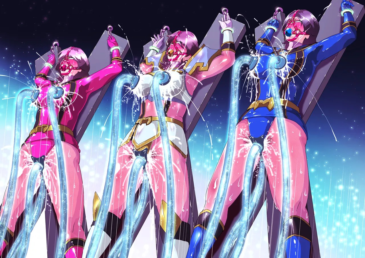 マジレンヒロイン磔刑！エネルギー吸引！変身半解除！ page 6 full