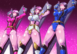 マジレンヒロイン磔刑！エネルギー吸引！変身半解除！