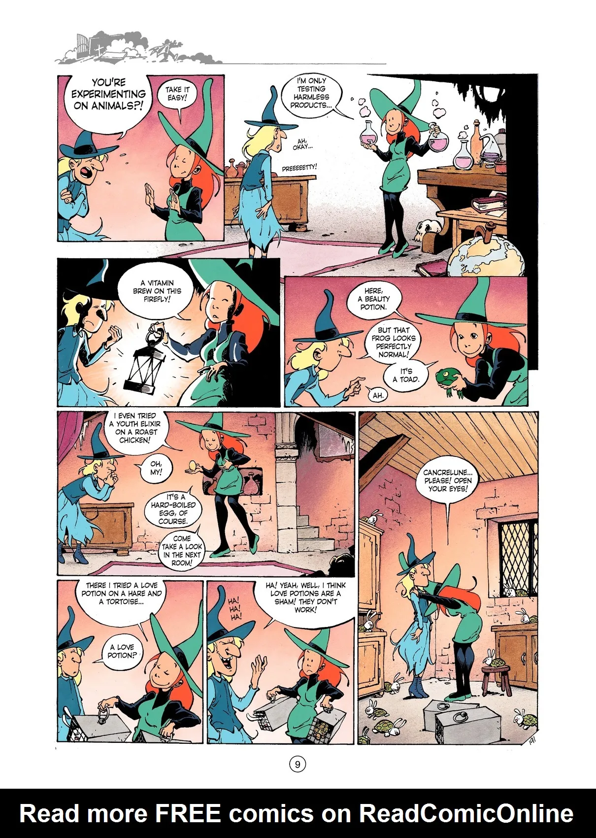 Mélusine #05 - Gilson &amp; Clarke - Love Potions, 1998 page 9 full