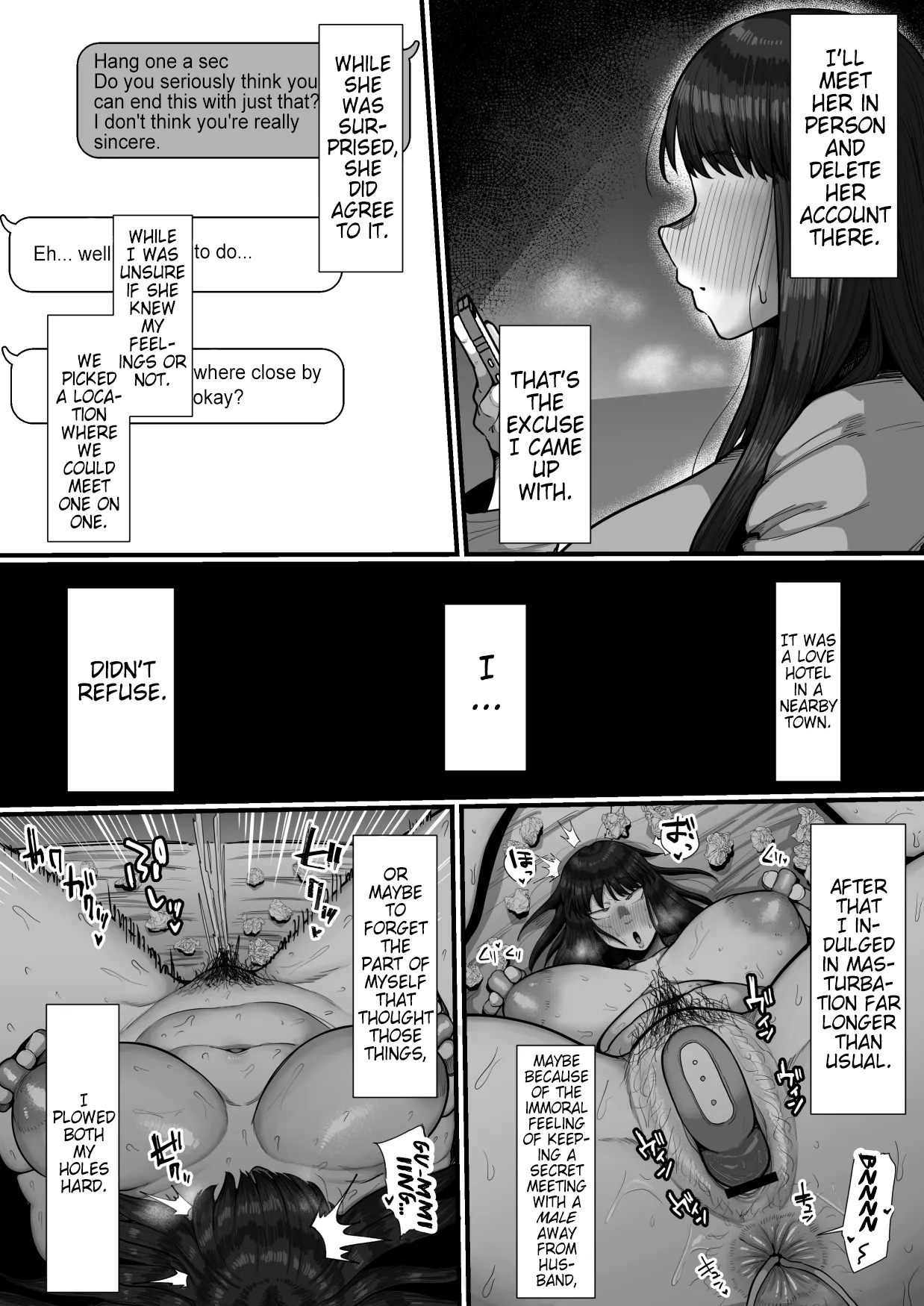 35-sai Otameshi Uwaki Futanari Kyokon de Acme Rikon Suru made no Kiroku | Log of a 35 Year Old, Orgasming From a Futanari’s Huge Penis, Then Getting Divorced page 8 full