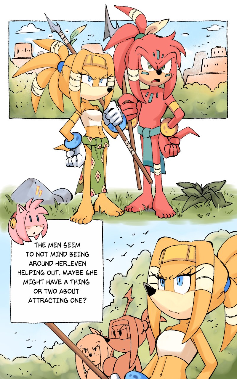 "How Do You Attract A Man"? A Sonamy/Shadamy Comic page 1 full