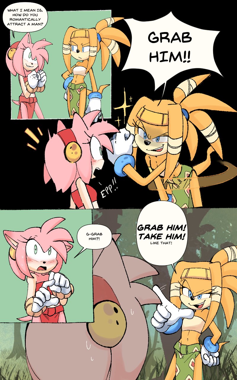 "How Do You Attract A Man"? A Sonamy/Shadamy Comic page 4 full