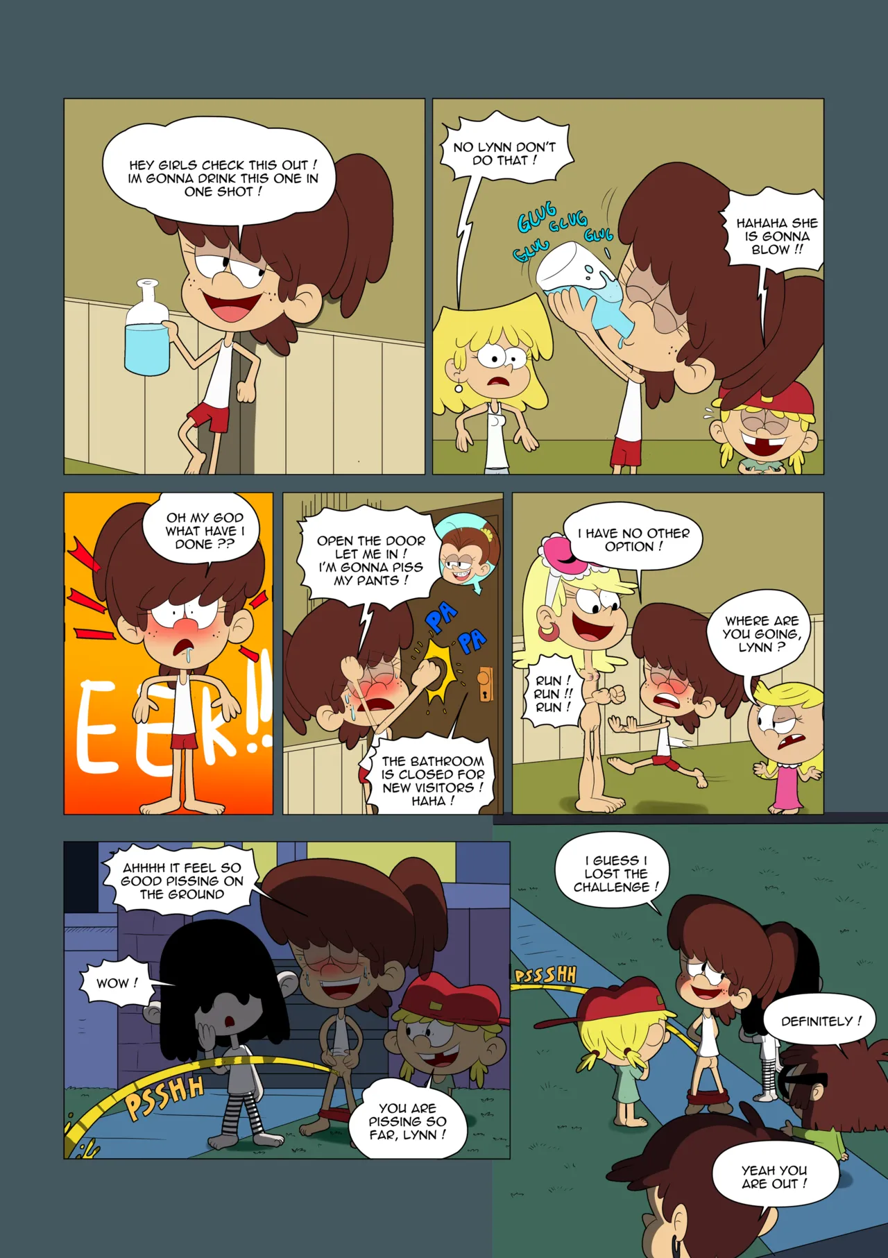 Loud House Pee Challenge page 4 full