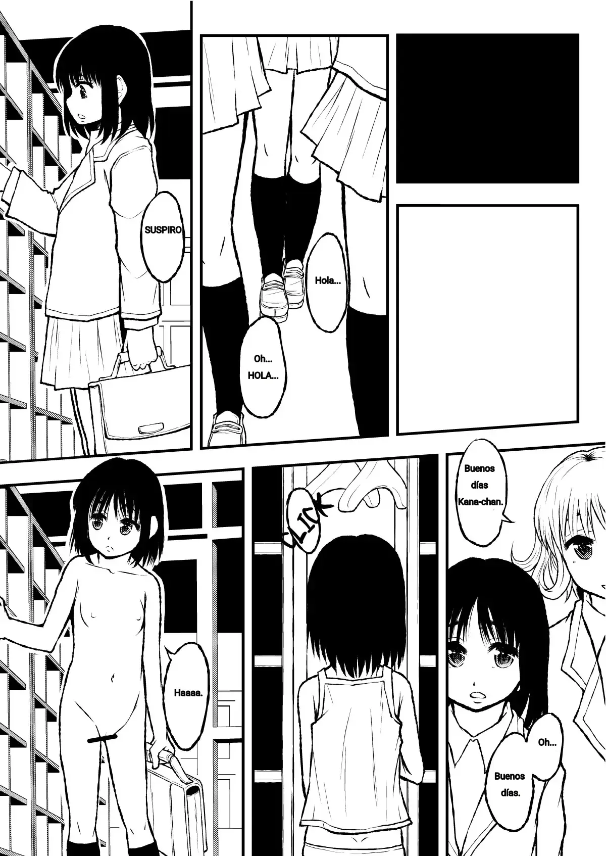 Gakkou de Ichiban Chiisana Kana-san wa Seihanzai Boushi-gakari nano desu.｜Kana, la niña más pequeña de la escuela, está a cargo de prevenir los delitos sexuales. page 8 full