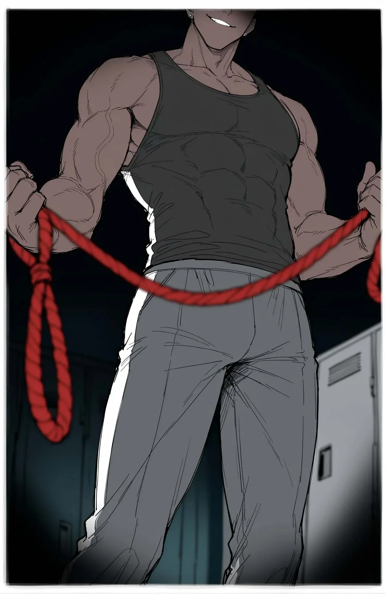 Marido (chiquito) Entrenador (grandote)