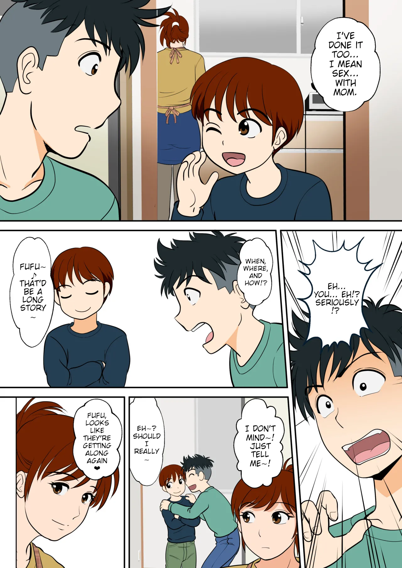 30-nichi go ni SEX suru Haha to Musuko Gaiden2 ~boku to kanojo to kare no ikiru michi~ | After 30 Days I'll Have Sex Mother and Son, Side Story 2 ~Me, Her and Him on The Road of Life~ page 7 full