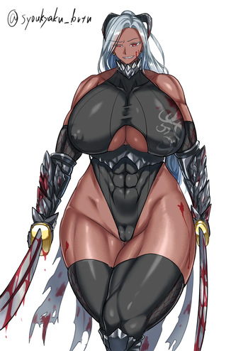 褐色ムチバキ女戦士 cover