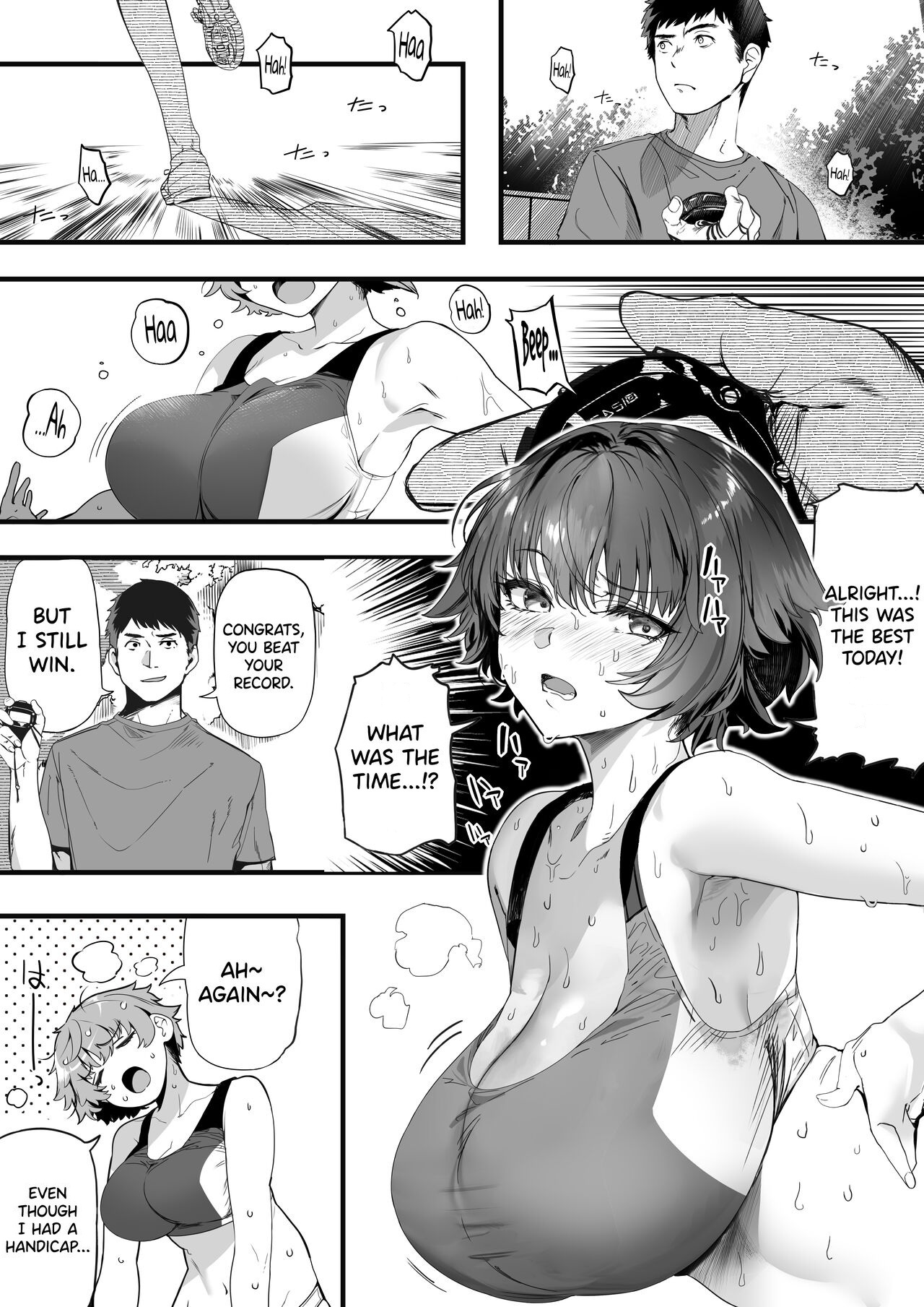 Rikujoubu no Bokukko Doukyuusei ga Chuunen Komon ni Mesu ni Sareru Ichibu Shijuu page 4 full