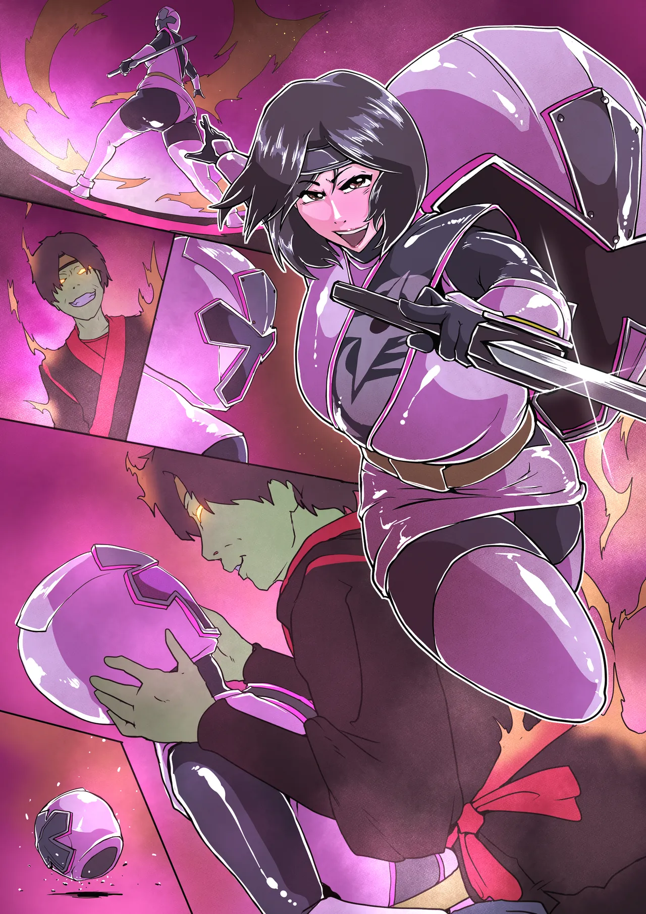 告白するシロニンジャー page 3 full