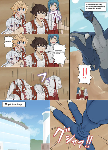 Practical exercise at the magic academy cover