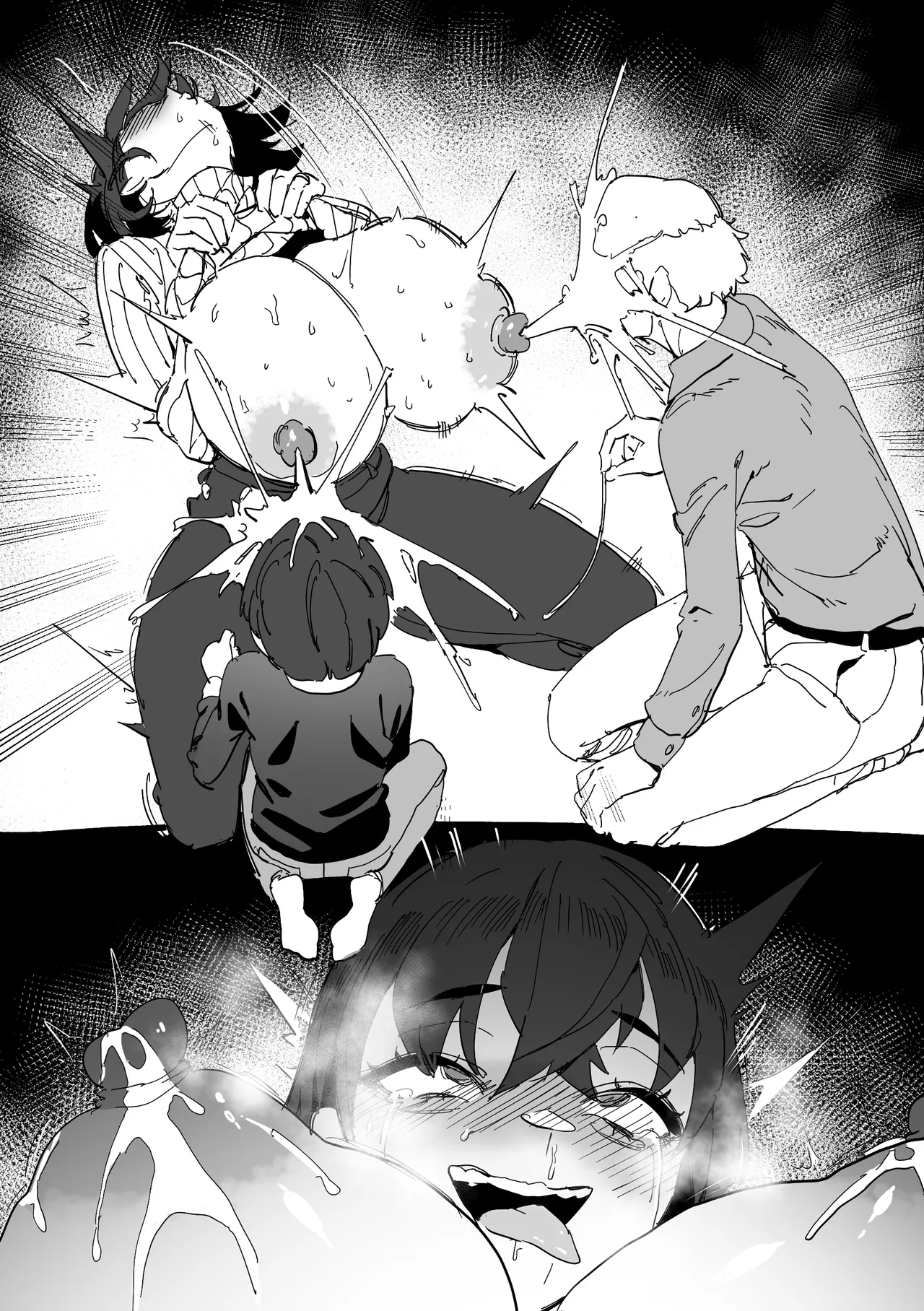 아낌 없이 뿜어주는 형수님 만화 page 10 full