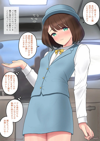 substitute part time job as bus guide cover