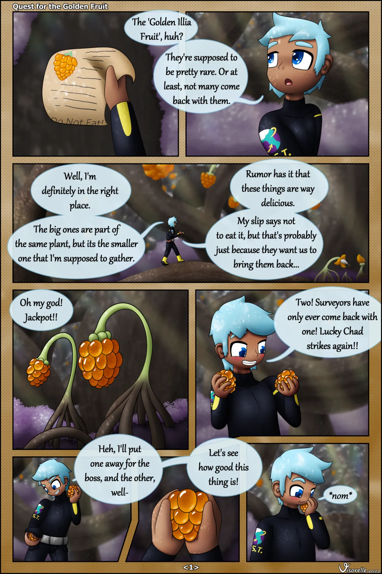 Quest for the Golden Berry page 1 full