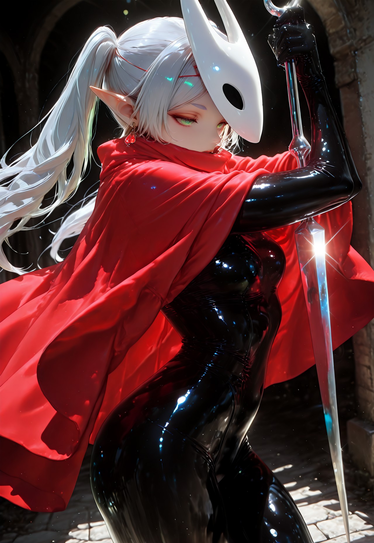 FRIEREN HORNET POV – LATEX BODYSUIT page 1 full