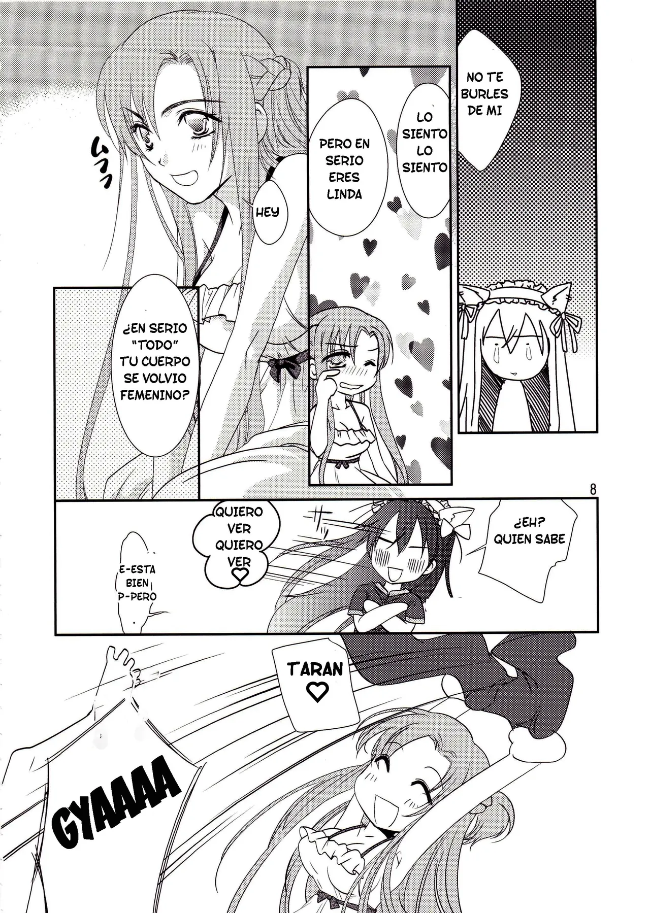 Kirito-kun no Shiroku Betatsuku nani ka page 7 full