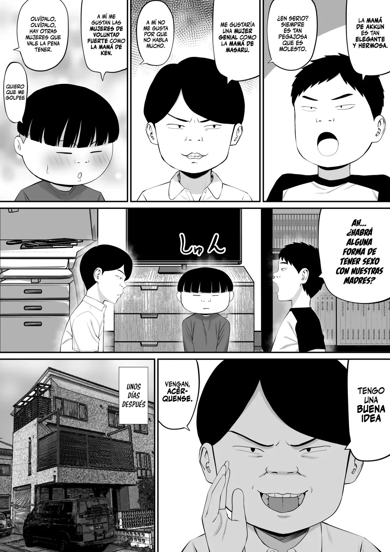 Okaa-san-tachi to Ou-sama Game shite Ecchi na Meirei suru Hanashi｜Jugando al Juego del Rey con las Mamás Mientras les Damos Órdenes Sexuales page 5 full