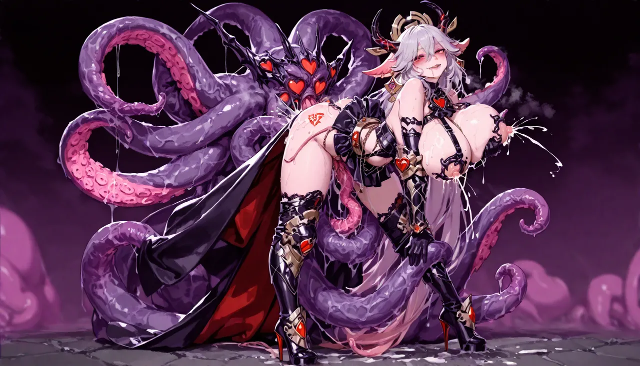 Yaegami Shizuku: Tentacle Armor Parasite Corruption page 9 full