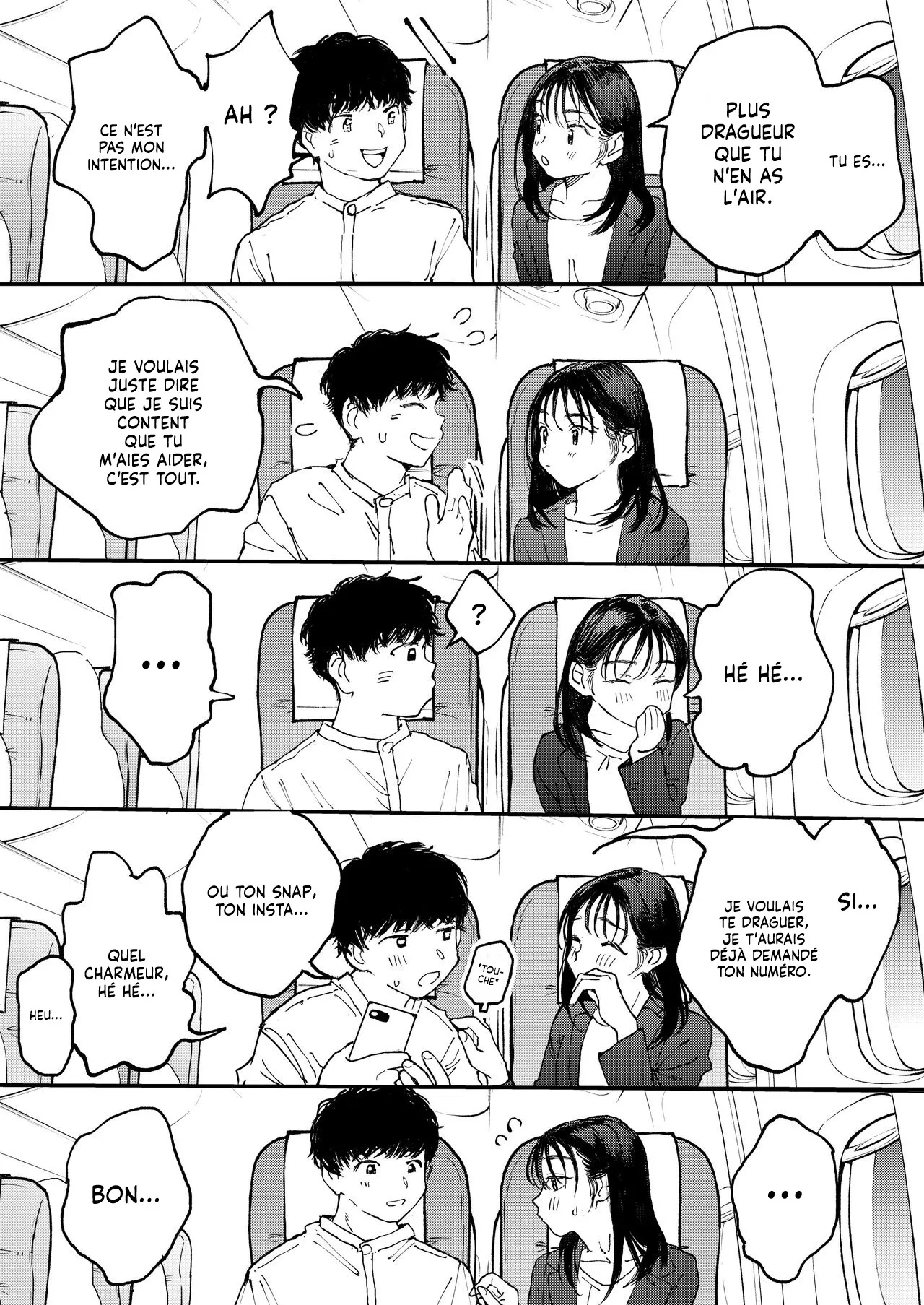 Muramura OL-san wa Hikouki no Naka demo Seiyoku o Mitashitai | Une jeune Femme veut assouvir son Fantasme dans un avion page 8 full