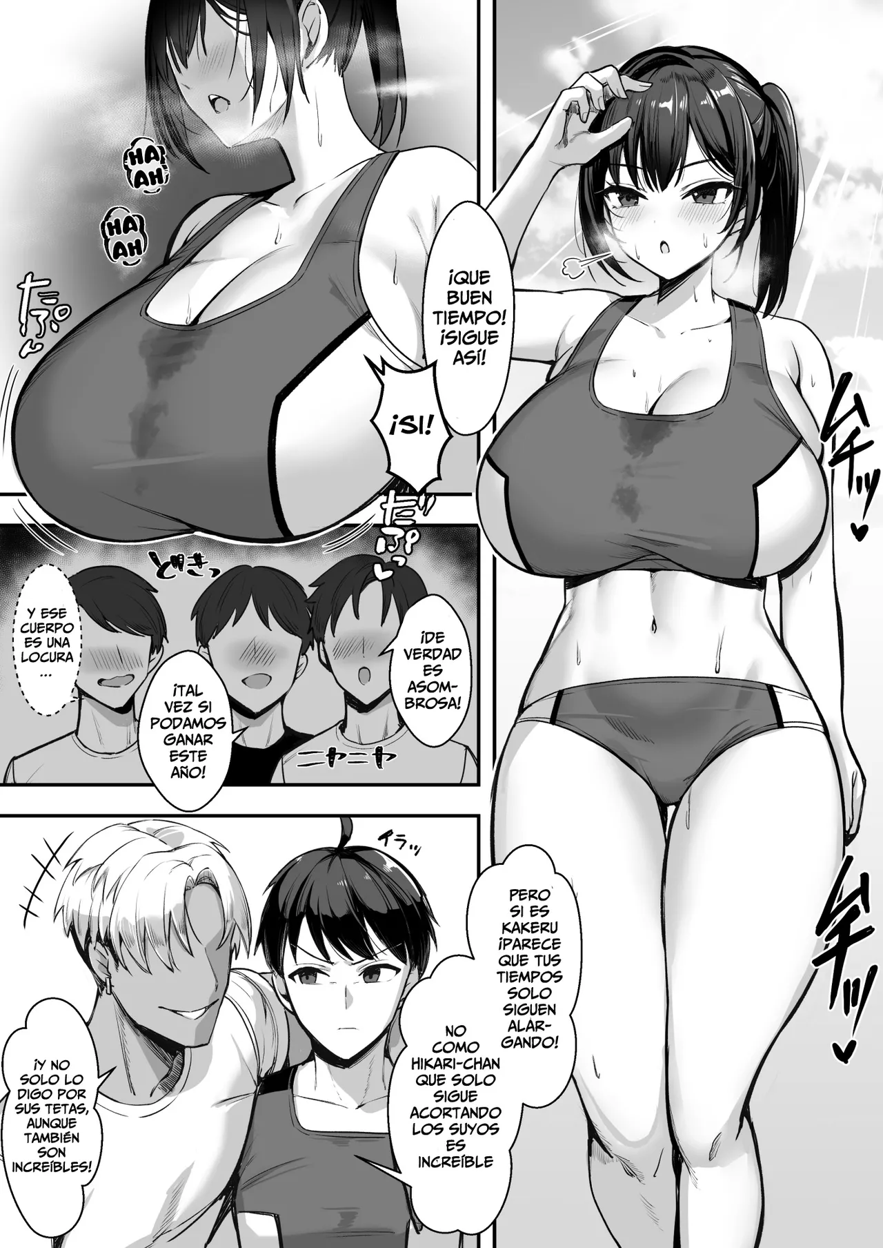 Bakunyuu na Rikujoubu no Kanojo, Senpai ni wa Sakaraemasen page 4 full