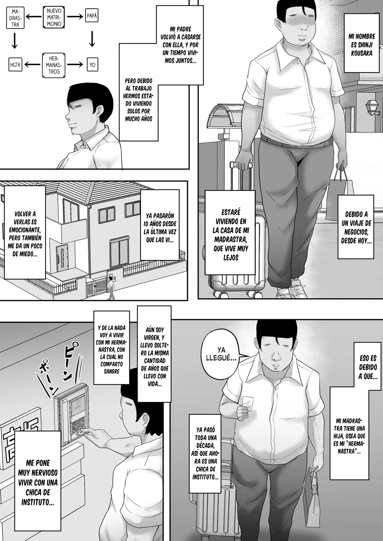 Bokutachi Kyoudai wa Itsudatte Naka  ga Ii ~Jyuu Nenburi ni Saikaishita Gimai ga Gal-ka!？Saikai Shonichi ni Saikou no Fudeoroshi o Shite Moratta Ani~｜Mi hermanastra y yo siempre nos llevamos bien  ~Después de diez años, mi hermanastra se ha vuelto una ¿¡Gyaru!？El hermano que perdió su primera vez el día en que se reencontraron~ page 3 full