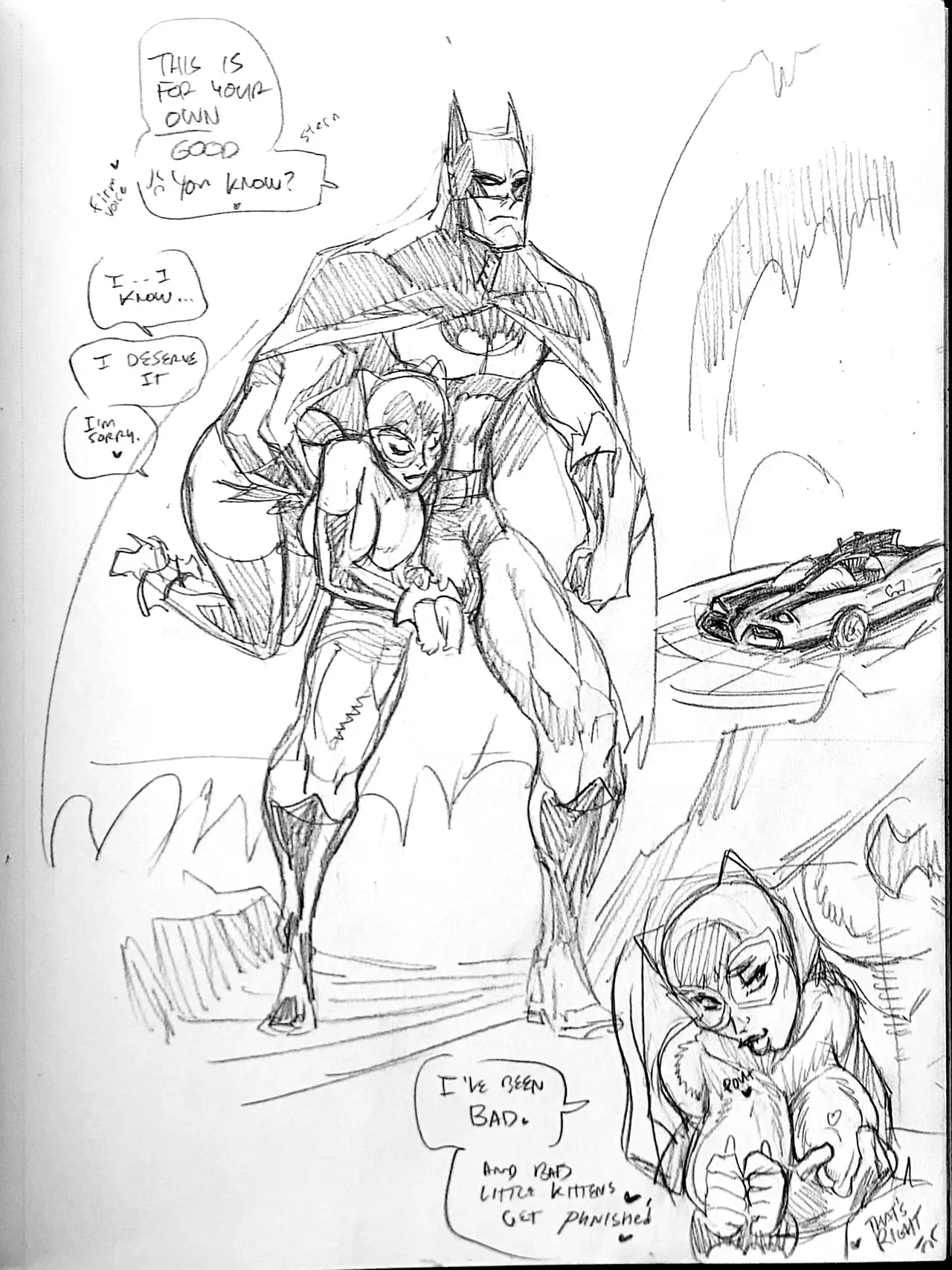 Booty Doc Goof-Off - Batman x Catwoman page 2 full