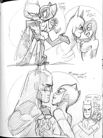 Booty Doc Goof-Off - Batman x Catwoman cover