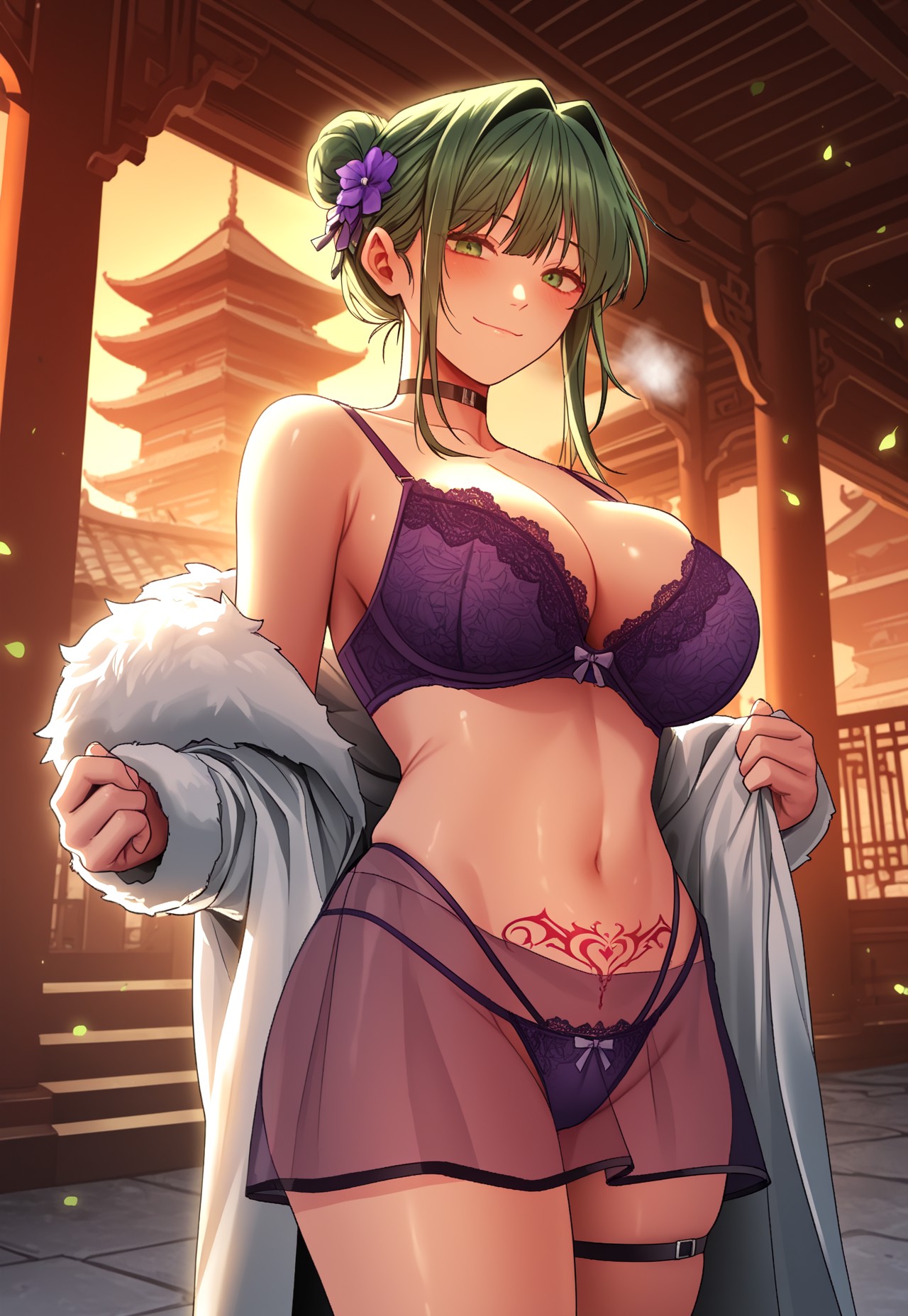 NIGHTDRESS POV – SEE-THROUGH LACE BOW page 3 full