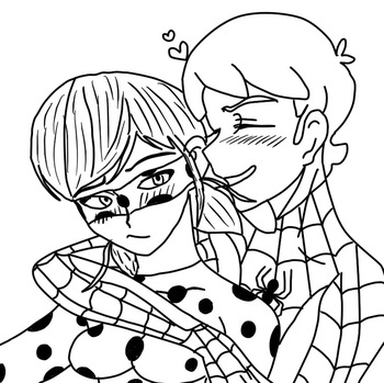 Ladybug and Spider-Man cover