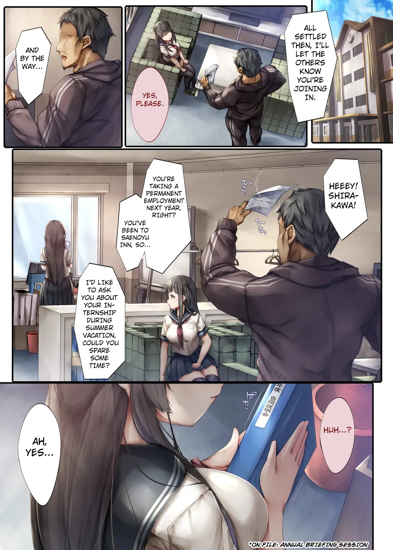 Kiyowa na Kanojo wa Aragaenai ~Intern Netorare Choukyou Jisshuu~ page 3 full