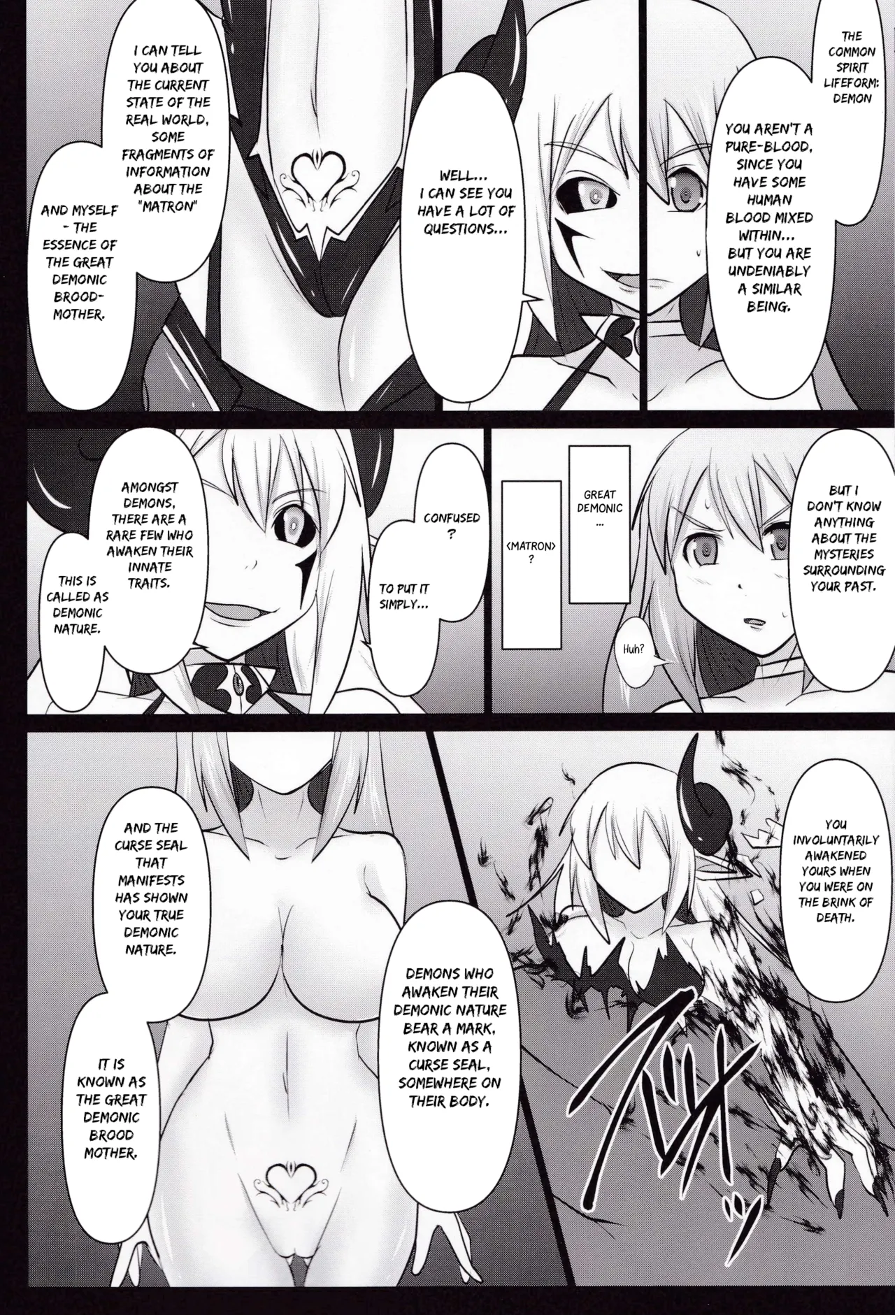 Raygis Valicess Elsain "The Awakening of the Great Demonic Broodmother" page 8 full
