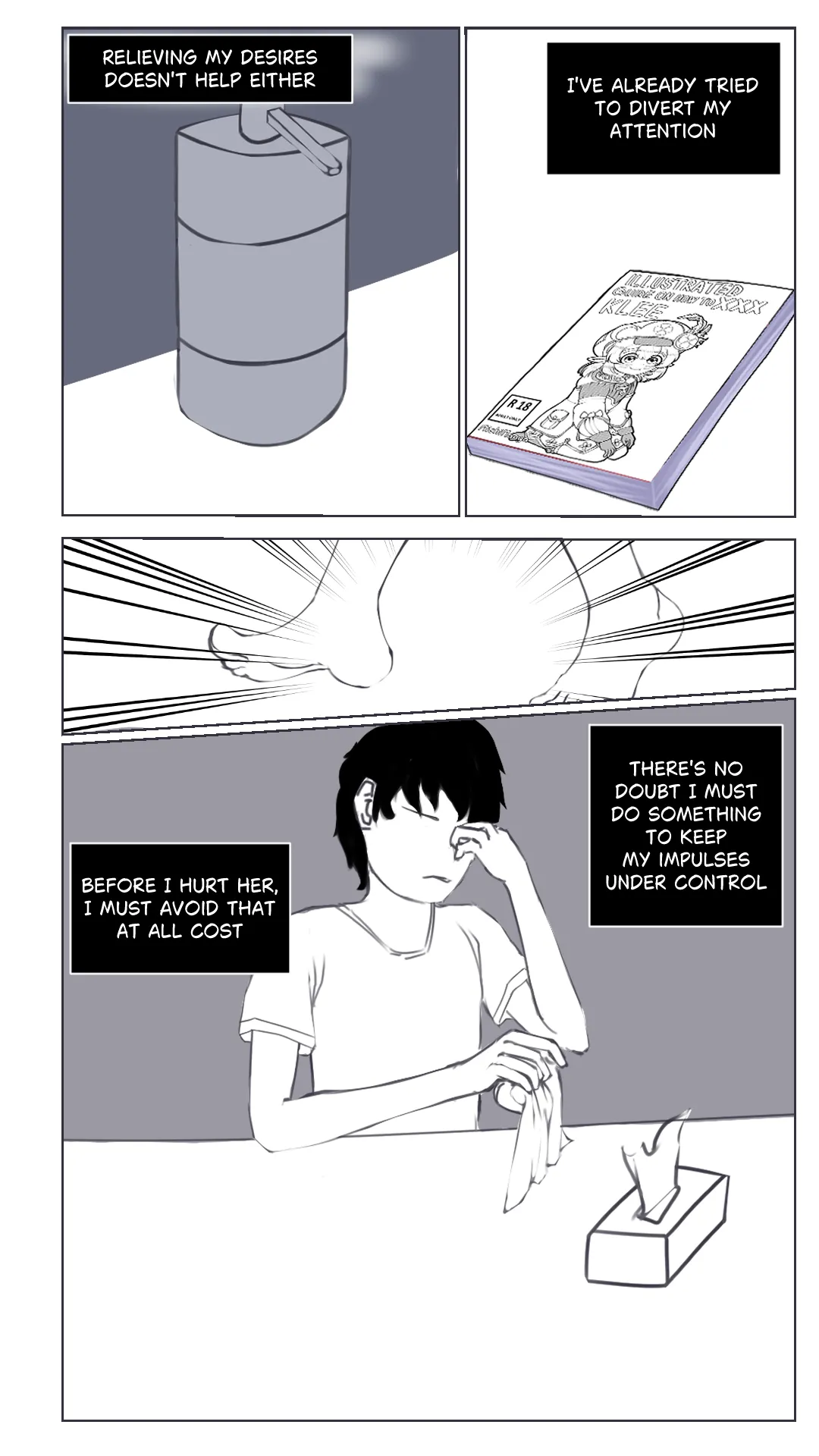 Stronger Ties - Playing with her Body at Night page 5 full