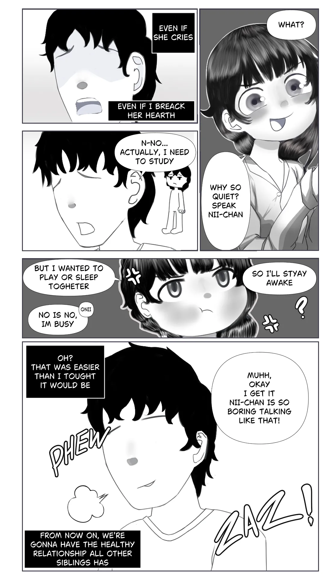 Stronger Ties - Playing with her Body at Night page 7 full