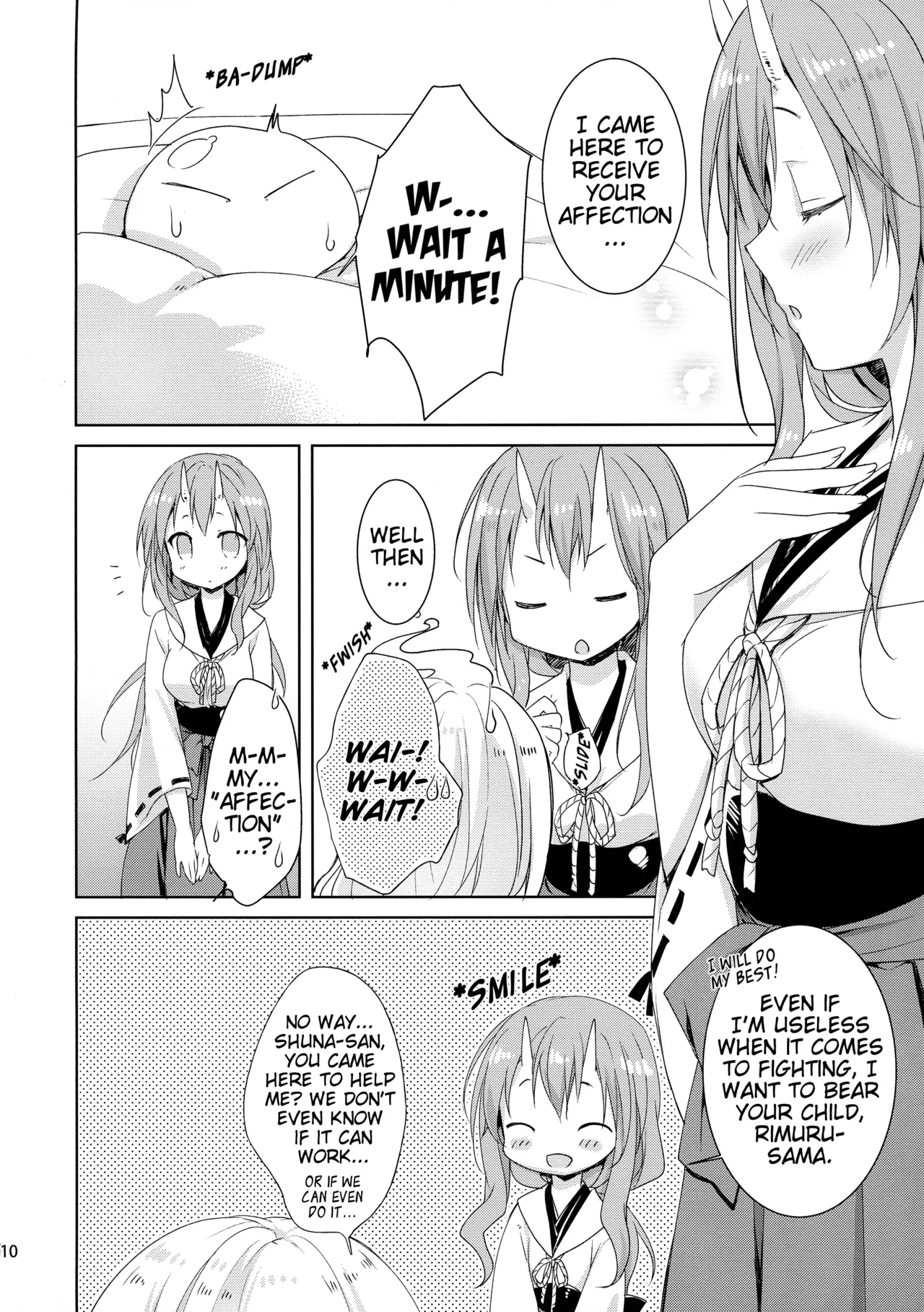 Shuna wa Rimuru-sama no Kodomo ga Hoshii no desu! | Shuna wants Rimuru-sama's children! page 10 full