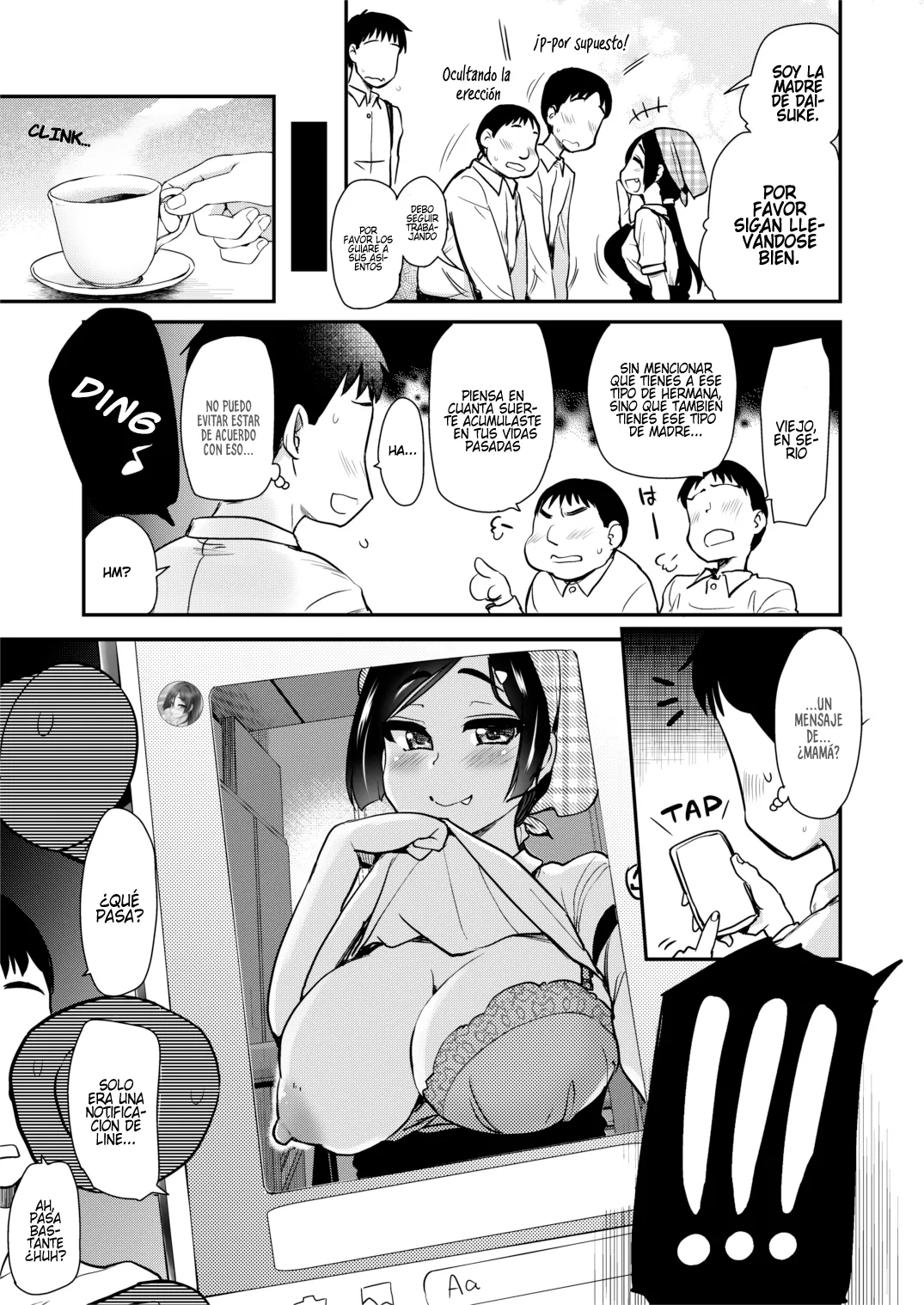 Tomodachi ga Urayamu H Sugiru Boku no Mama to Onee-chan wa, Tokoro Kamawazu Boku o Yuuwaku o Shite Kimasu.｜Mis Amigos Están Celosos de Mí por Tener unas Súper Sexys Madre y Hermana, Quienes Tratan de Seducirme Dondequiera que Estemos. page 10 full