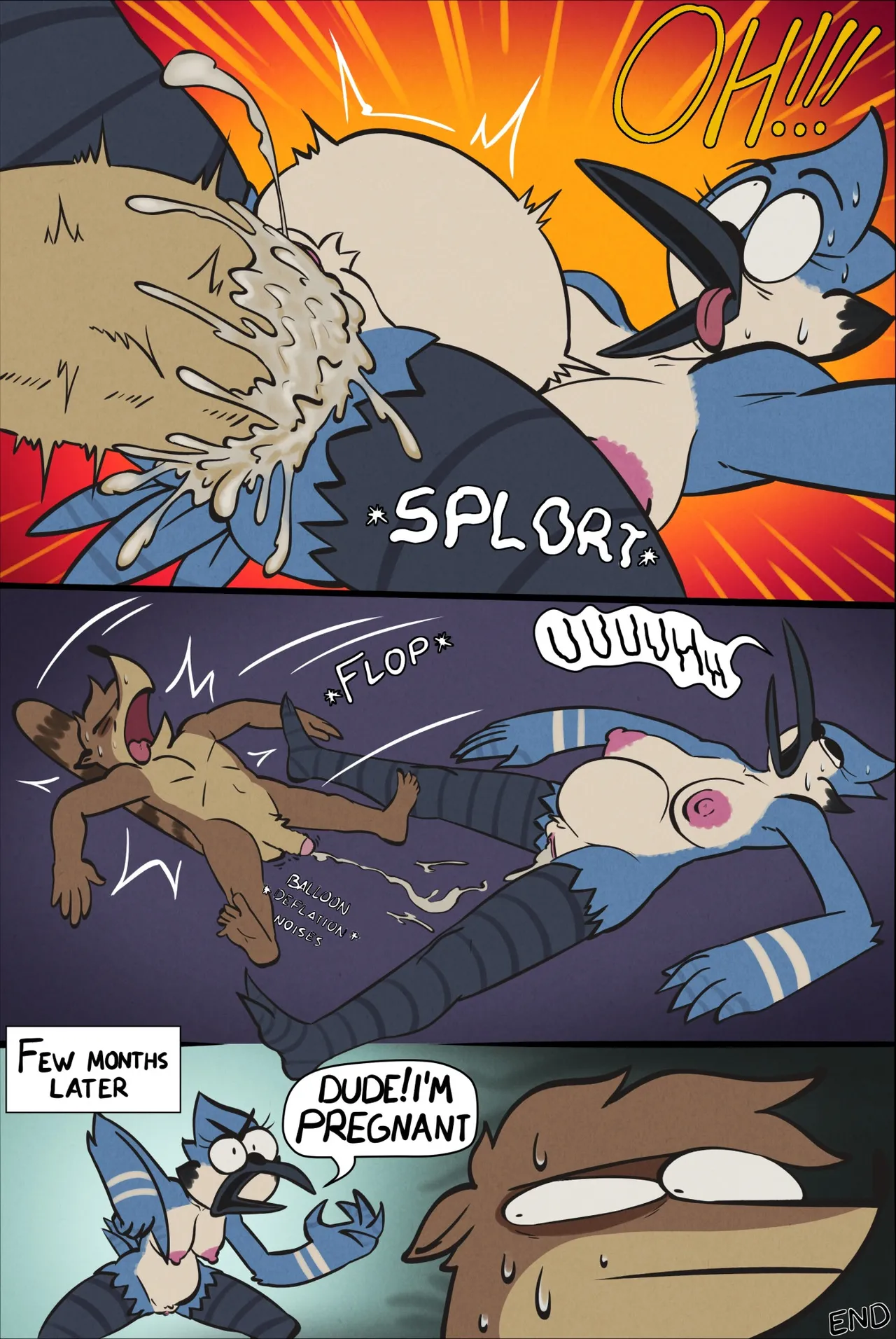 A regular show comic page 8 full