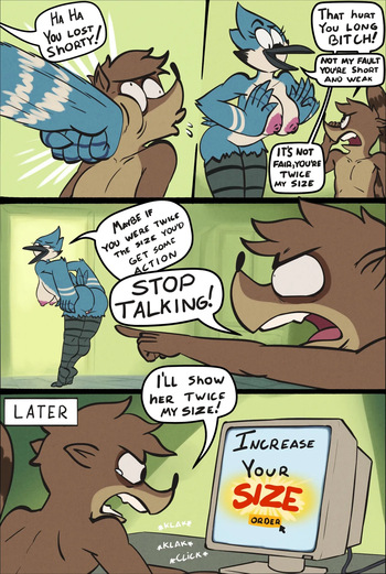 A regular show comic cover