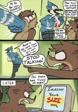 A regular show comic