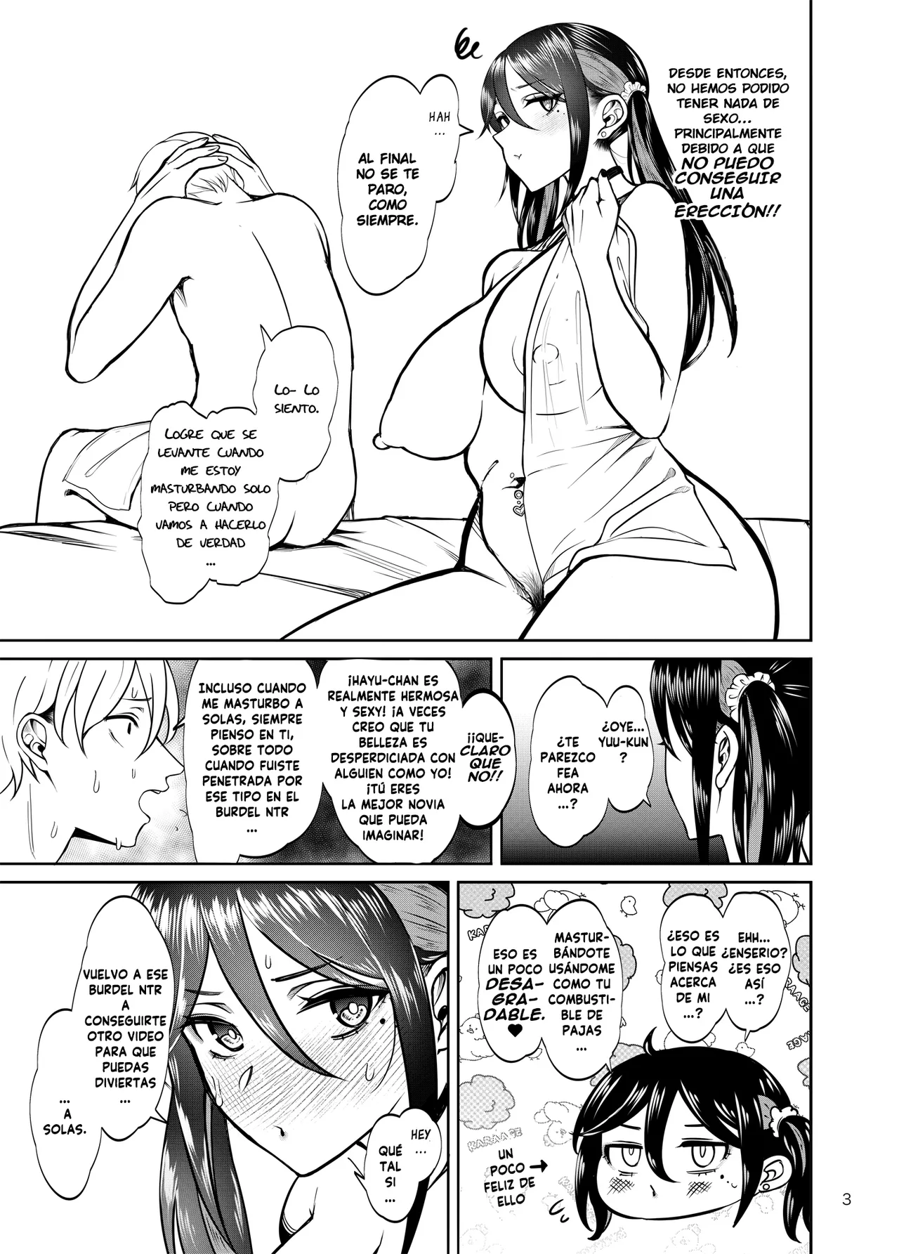 Kanojo o Netorase Fuuzoku ni Nante Tsurete-kun ja Nakatta 2  ¡Llevar a mi Novia a un Burdel NTR no fue Buena Idea 2! page 4 full