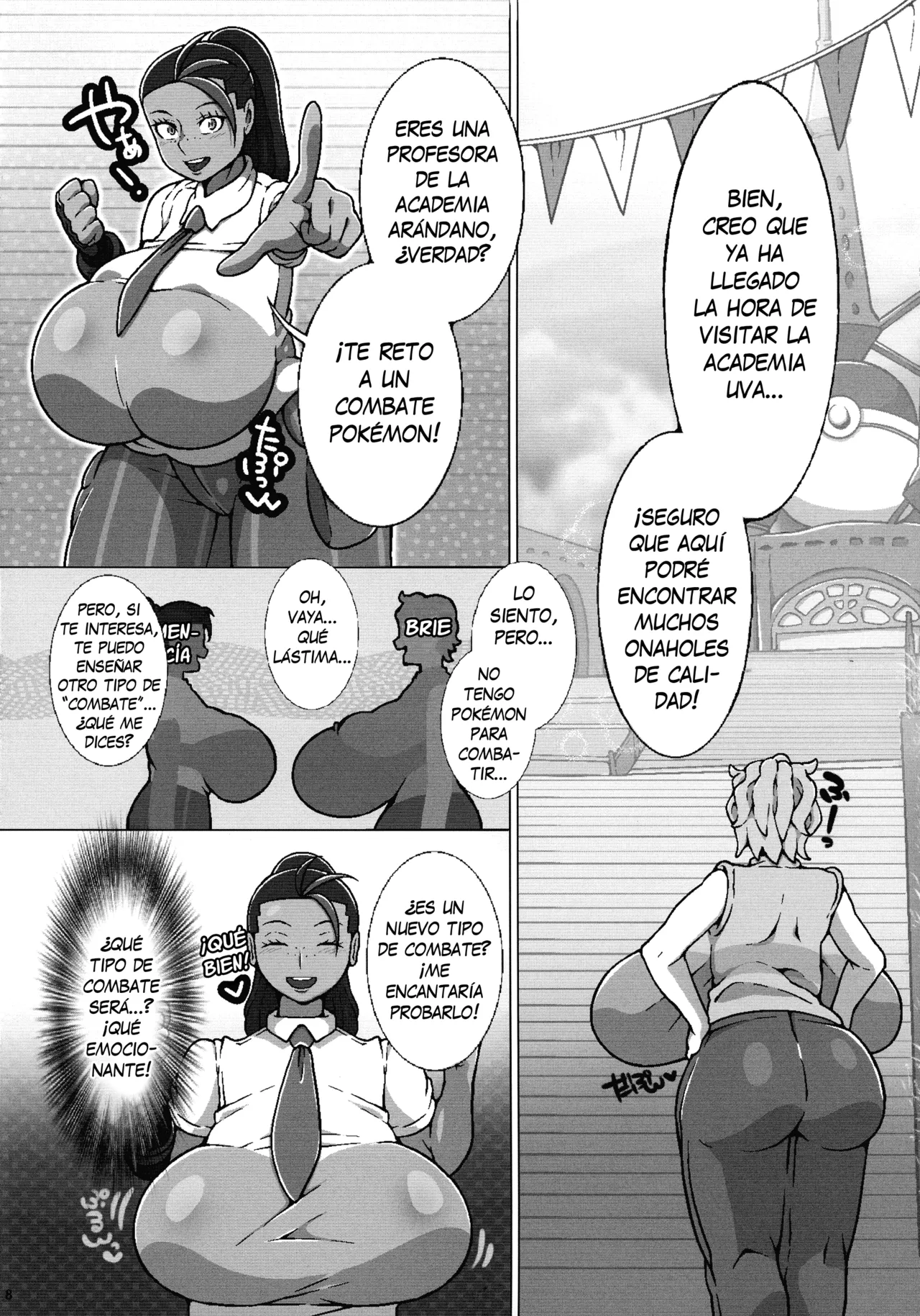 Chounyuu Futanari Briar-sensei IN Paldea - La Futanari y Tetona Profesora Brie EN Paldea page 10 full