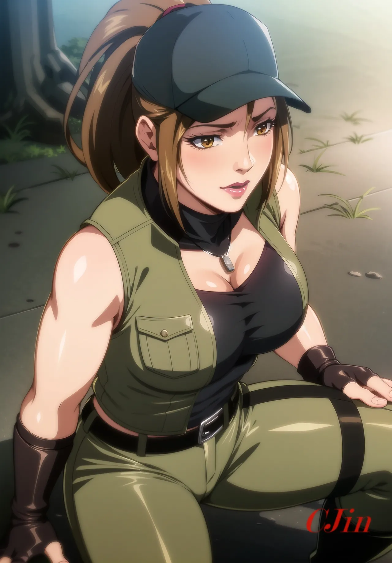 Ai SHIRUSAKI AS SONYA BLADE page 8 full