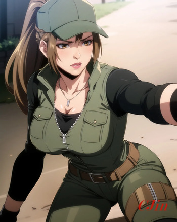 Ai SHIRUSAKI AS SONYA BLADE cover