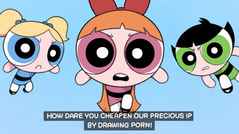 The PowerPuff Girls vs Garabatoz cover